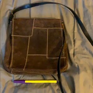 Leather cross body